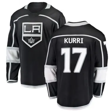 Black Men's Jari Kurri Breakaway Los Angeles Kings Home Jersey