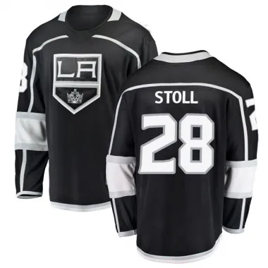Black Men's Jarret Stoll Breakaway Los Angeles Kings Home Jersey