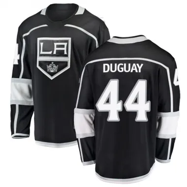 Black Men's Ron Duguay Breakaway Los Angeles Kings Home Jersey