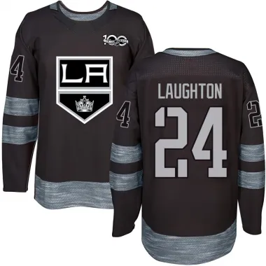 Black Men's Scott Laughton Authentic Los Angeles Kings 1917-2017 100th Anniversary Jersey