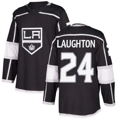 Black Men's Scott Laughton Authentic Los Angeles Kings Home Jersey