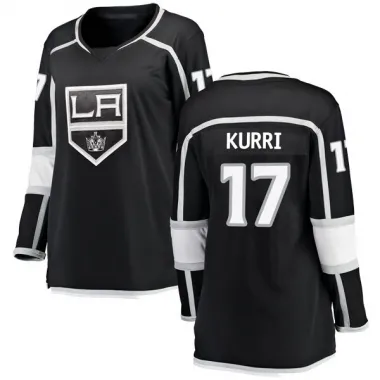 Black Women's Jari Kurri Breakaway Los Angeles Kings Home Jersey