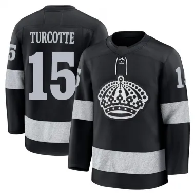 Black Youth Alex Turcotte Premium Los Angeles Kings Alternate Jersey