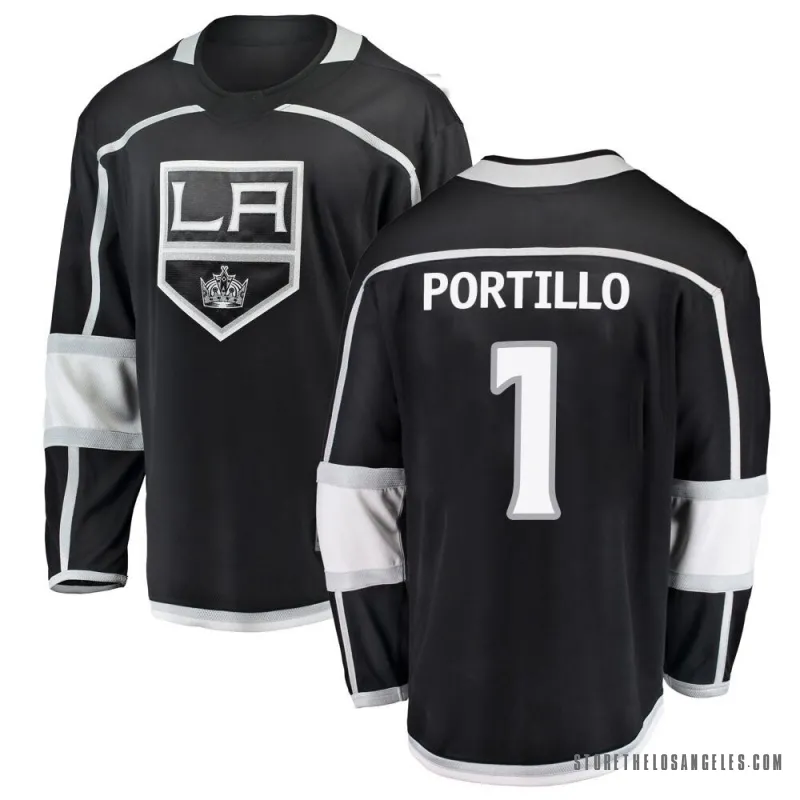 Black Youth Erik Portillo Breakaway Los Angeles Kings Home Jersey