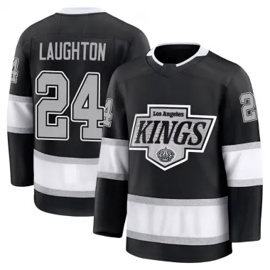 Black Youth Scott Laughton Premium Los Angeles Kings Home Jersey