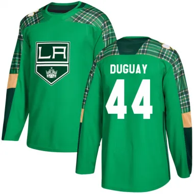 Green Men's Ron Duguay Authentic Los Angeles Kings St. Patrick's Day Practice Jersey