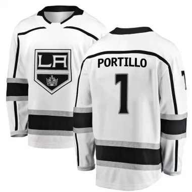 White Men's Erik Portillo Breakaway Los Angeles Kings Away Jersey