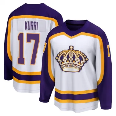 White Men's Jari Kurri Breakaway Los Angeles Kings Special Edition 2.0 Jersey