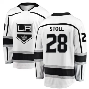 White Men's Jarret Stoll Breakaway Los Angeles Kings Away Jersey
