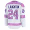White Men's Scott Laughton Premium Los Angeles Kings 2024 Hockey Fights Cancer Practice Jersey