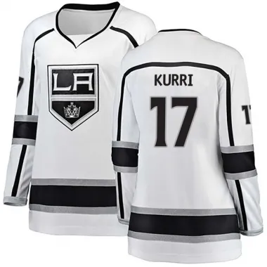 White Women's Jari Kurri Breakaway Los Angeles Kings Away Jersey