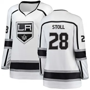 White Women's Jarret Stoll Breakaway Los Angeles Kings Away Jersey