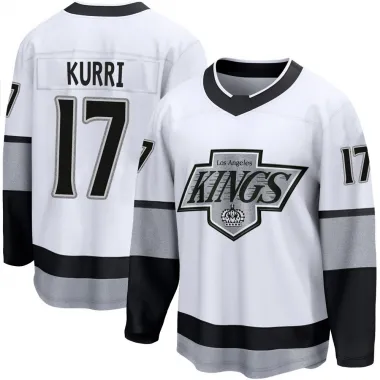 White Youth Jari Kurri Breakaway Los Angeles Kings Alternate Premier Jersey
